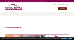 Desktop Screenshot of clinicaottodent.com